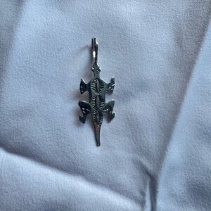 Sterling Silver Lizard Pendant